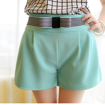 灏丽尚 2014韩版<em>夏季</em>新款<em>女装短裤</em>子蝴蝶结松