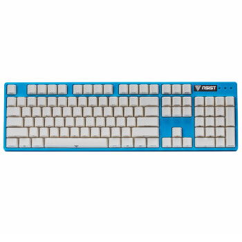 影级（iNSIST）Designer 104键侧刻机械键盘 Cherry樱桃茶轴 游戏键盘 蔚蓝色 吃鸡键盘 办公笔记本电脑键盘