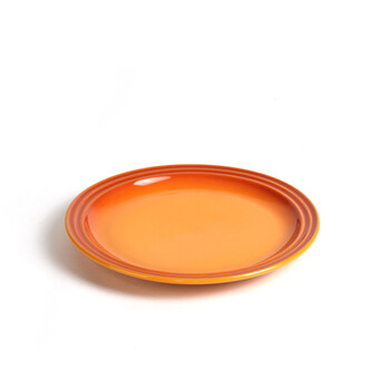 法国 Le Creuset 酷彩 炻瓷类 23厘米圆形盘 枫叶黄