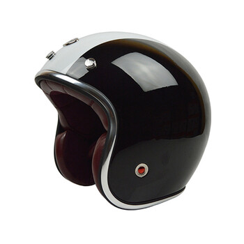 BEON 摩托车头盔 电动车半盔 安全帽玻璃复古