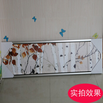 
                                                            艺轩（YiXuan） 艺轩装饰画现代简约挂画北欧餐厅卧室床头客厅有框画风景墙画装饰字画 团聚+白色框 40*150                