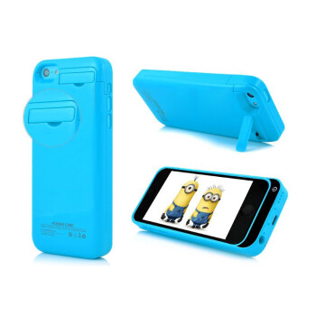 微品多苹果iphone4/4S/5/5s/6/6s背夹电池薄手机外壳充电器宝外置移动电源 i5/5s白色-4200毫安