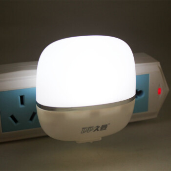 
                                        DP 久量 LED-430 节能LED小夜灯 带开关 小石头图案 白色                