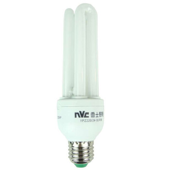 
                                        
                                        雷士照明（NVC）节能灯 E27大口3U24W6500K 日光色（白光）                