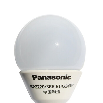 松下（Panasonic）BPZ2203RNE14Q4W LED球泡灯 E14小口 3W暖光
