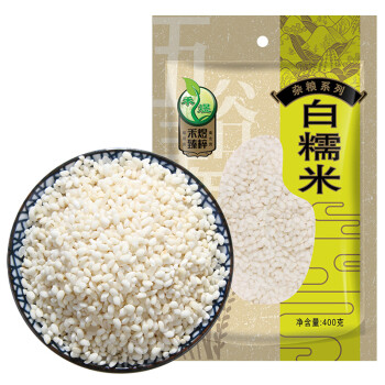 禾煜 白糯米（五谷 杂粮 粗粮 粥米伴侣）400g,降价幅度2.9%