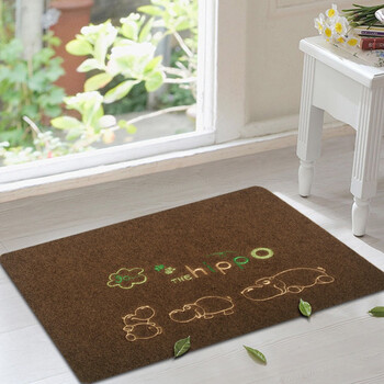 
                                        
                                        青苇 防滑脚垫入户地垫门垫 加厚加密700克 河马棕色 50*80cm                