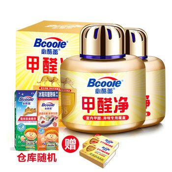 
                                        必酷蕾 甲醛清除剂 强力型光触媒去除甲醛净化剂 新房装修家具除甲醛 4盒装(60-90平方)                