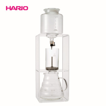 HARIO日本原装进口冰咖啡壶 冰滴咖啡壶套装 有机玻璃架带底座WDC 滴滤式咖啡具 780ml