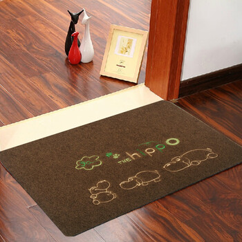 
                                        
                                        青苇 防滑脚垫入户地垫门垫 加厚加密700克 河马棕色 50*80cm                