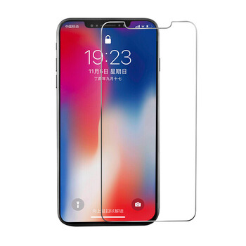 苹果X钢化膜 iPhoneX高清透明防爆玻璃指纹手