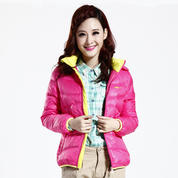 erke/<em>鸿星尔克</em>羽绒服<em>女款</em>冬季新款运动夹克保