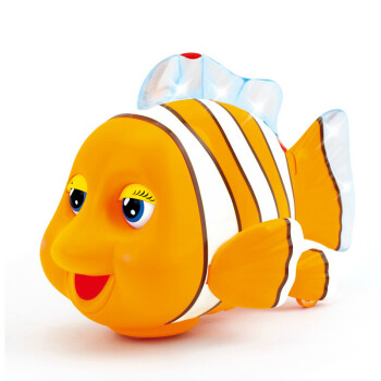 汇乐998 机灵小丑鱼 儿童电动玩具万向鱼 红外线感应趣味音效音乐宝宝玩具 1条鱼