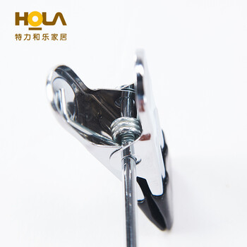 HOLA特力和乐 HOLAhome仿古木色裤架家用晾衣架衣撑三入装原特力屋