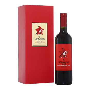 星得斯(SIDUS WINE)拉丁之星红标干红葡萄酒