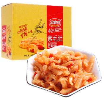 金磨坊金磨坊 休闲零食 香辣味 素毛肚 22g*20包/盒