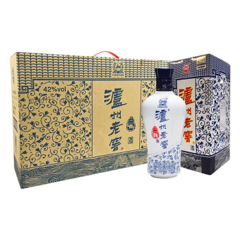 泸州老窖 二曲青花瓷 42度  500ml*4瓶 整箱装