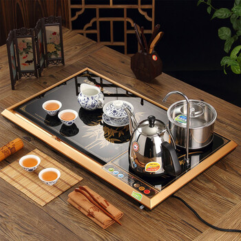 金灶 微电脑控温茶盘自动上水泡茶机茶具套装 小号款L-310A