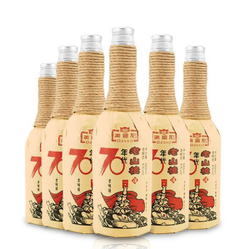 澳迪尼（odn）70年代老味道山楂酒/洋葱干红酒600ml原汁水果酒 桃花十里醉6瓶整箱装
