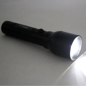 DP 久量 LED-563 充电式LED强光变焦手电筒 3档 3W 2000毫安 可调焦 黑色