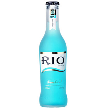 锐澳（RIO）洋酒 鸡尾酒 预调酒果酒 蓝玫瑰味 275ml*6瓶