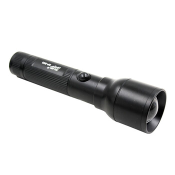 DP 久量 LED-563 充电式LED强光变焦手电筒 3档 3W 2000毫安 可调焦 黑色