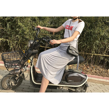 免穿电动车裙骑摩托防走光护腿遮阳罩挡风被女夏季电瓶车衣服 绑带款