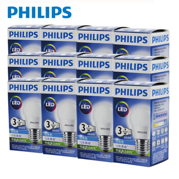 
                                        飞利浦（PHILIPS） 灯泡LED灯泡球泡节能灯泡3W/5W/7W节能灯光源E27大口 19W黄光一只装                
