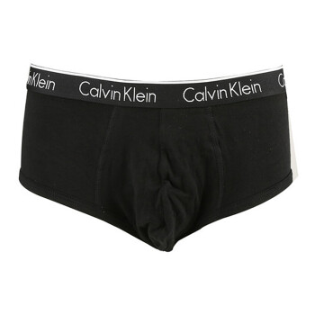ck男式内裤 calvin klein卡文克莱 男士平角内裤两条装 黑色 xs