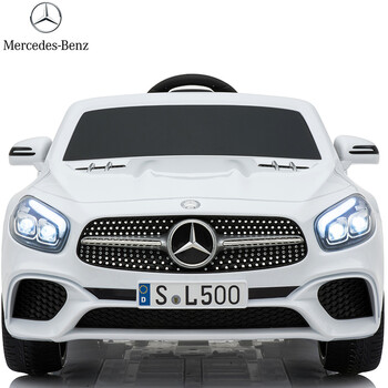 京东送货 】奔驰sl500儿童电动车四轮小孩玩具车可坐人宝宝遥控汽车带