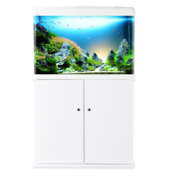 西龙鱼缸水族箱超白玻璃创意大中型带底柜家用客厅金鱼缸桌面小型鱼缸