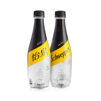 怡泉schweppes 零糖零卡 苏打水 饮料400ml*12瓶 整箱装 可口可乐公司