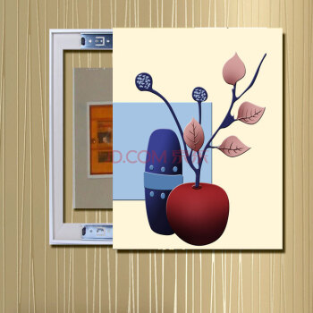 
                                        【私人定制】电箱装饰画 配电箱餐厅现代简约挂画遮挡箱 电表箱 推拉式装饰字画 竖版 高70*宽50                