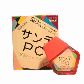 日本参天SANTEN-fx眼药水疲劳滴眼液 眼干眼涩 清凉玫瑰 FX清凉度3 一盒