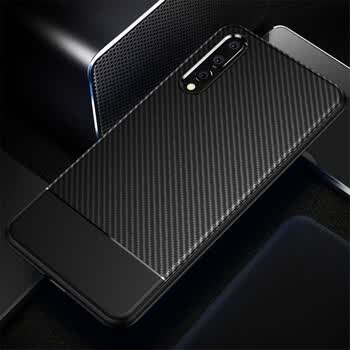 云耀 华为 p20pro 手机壳 p20 纤薄碳纤维拉丝纹手机套全包保护防摔