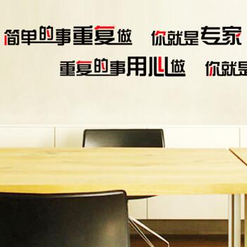 
                                        省心墙贴画墙贴纸卧室装饰贴画大学生宿舍寝室墙纸墙壁纸自粘海报纸励志书法 604简单的事                