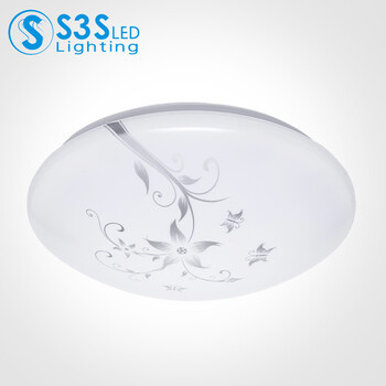 S3S led吸顶灯阳台灯简约卧室灯厨房灯书房灯 过道餐厅灯饰灯具 XD0680 蝶恋24W