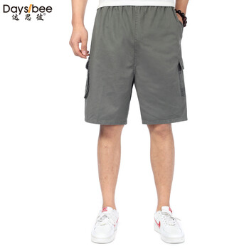 达思彼 新品<em>夏季</em>休闲<em>中年男士短裤</em> 纯棉中老年