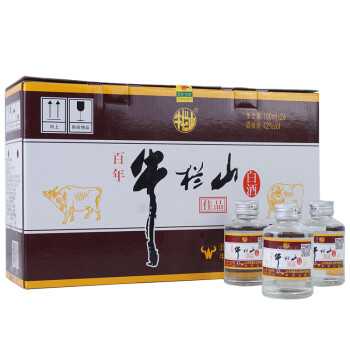 百年牛栏山浓香型白酒 佳品小瓶酒 42度 100ml*24瓶 箱装