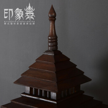 泰域 装饰台灯 东南亚手工雕刻居家装饰品 温馨复古门厅装饰灯