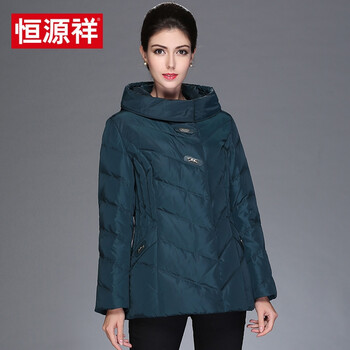 恒源祥2015秋冬装新款<em>短裤羽绒</em>服女外套中老