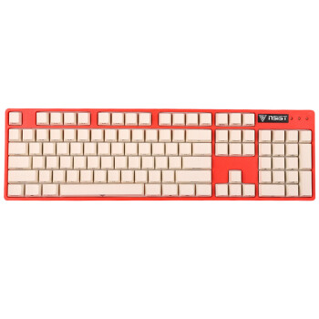 影级（iNSIST）Designer 104键侧刻机械键盘 Cherry樱桃红轴 游戏键盘 西瓜红 吃鸡键盘 电脑键盘笔记本键盘