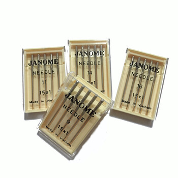 日本真善美JANOME多功能缝纫机用机针9号11号14号16号蓝针11号 16号机针用于特厚料
