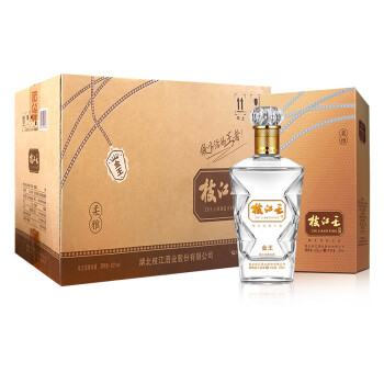 枝江 柔雅枝江王金王 42度 淡雅白酒 500ml*6瓶 整箱装_现价718元