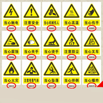 电工电料 电料配件 资科 安全标识牌 警告禁止消防标志 警示提示牌