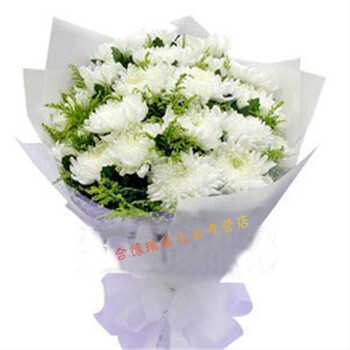 悼念白事鲜花花束葬礼丧事用花丧礼菊花滁州全