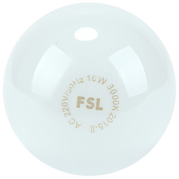 
                                        
                                                            佛山照明（FSL）LED灯泡10W大功率节能球泡E27炫银暖白光3000K                
