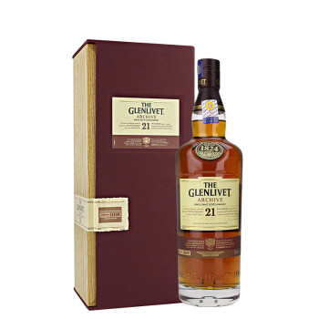 威特(glenlivet)格兰利维特 格兰利威 单一麦芽威士忌 格兰威特21年