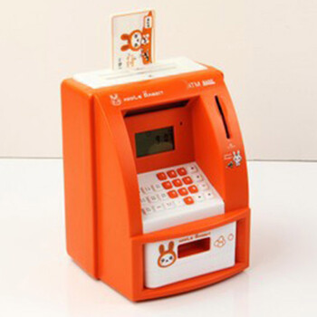 ATM智能触屏存钱储蓄罐 语音按键密码存取款