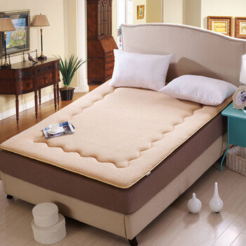 DDH 加厚保暖羊羔绒床垫 冬用双人床1.5米 96元包邮(189-96)